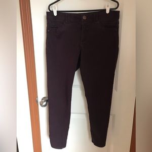 Democracy size 12 dark plum jeans.